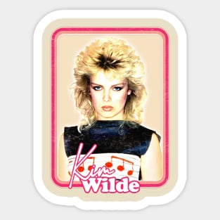 Kim Wilde / 80s Aesthetic Fan Art Design Sticker